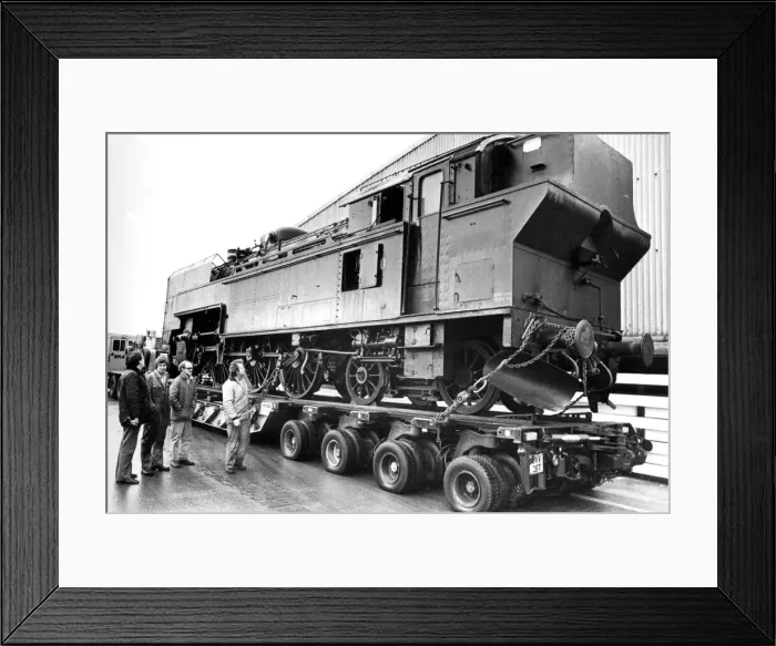 Framed Print : An old steam engine that has been saved for preservation on 20th December 1979 Framed Print : An old steam engine that has been saved for preservation on 20th December 1979