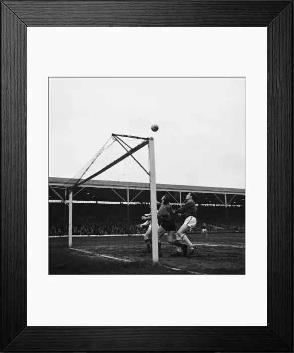 Framed Print : Stoke v Leicester, League Cup Final 1st leg match at the Victoria ground