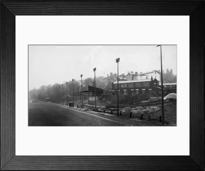 Framed Print : Construction in progress on the new £100 000 self contained training centre