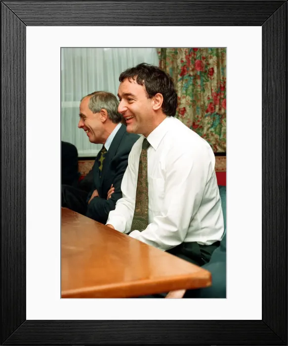 Framed Print : Lou Macari back at the Victoria Ground to be manager of Stoke City for the second time Framed Print : Lou Macari back at the Victoria Ground to be manager of Stoke City for the second time