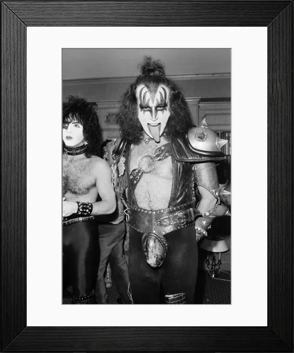 Framed Print : American rock group Kiss whose new album Creatures of the Night