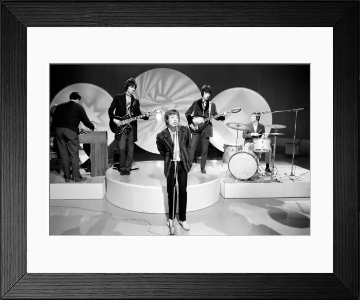 Framed Print : Rehearsals at Teddington for the Eamonn Andrews show on which the Rolling Stones appeared Framed Print : Rehearsals at Teddington for the Eamonn Andrews show on which the Rolling Stones appeared