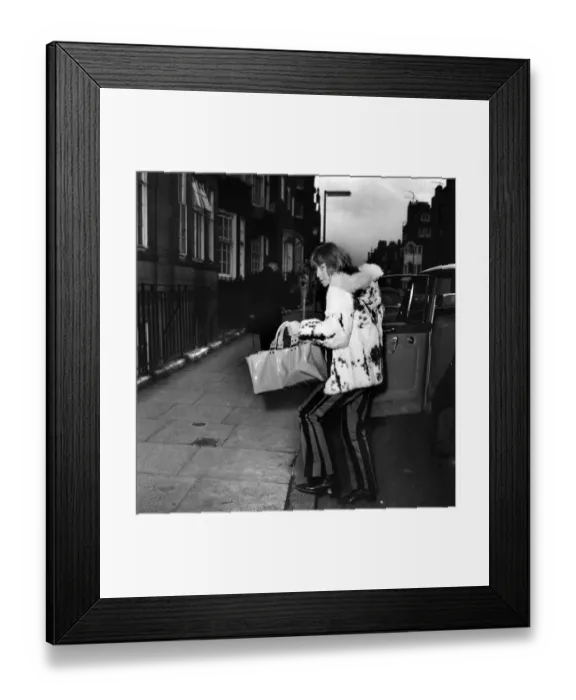 Framed Print : Brian Jones of The Rolling Stones, entering The Harley Street Nursing Home for dental Framed Print : Brian Jones of The Rolling Stones, entering The Harley Street Nursing Home for dental