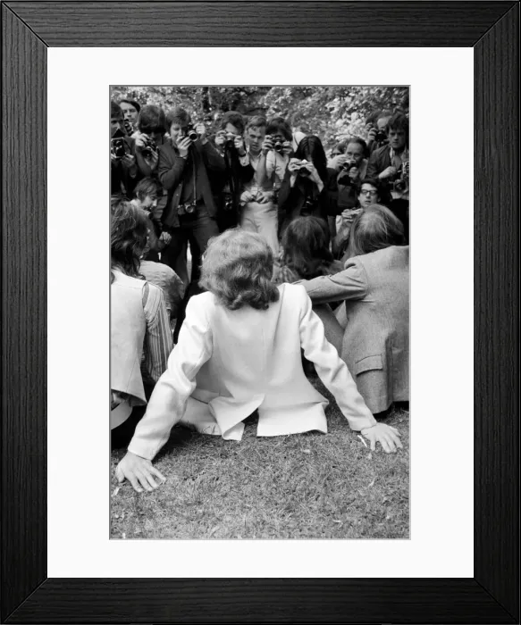 Framed Print : Introducing the new Rolling Stone : Mick Taylor has taken Brian Jones place in