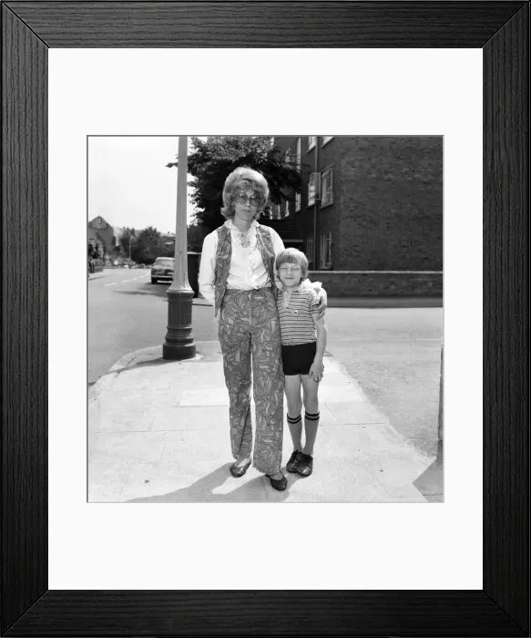 Framed Print : Rolling Stones: Pat Andrews with her and Brian Joness son Mark in July 1969 Framed Print : Rolling Stones: Pat Andrews with her and Brian Joness son Mark in July 1969