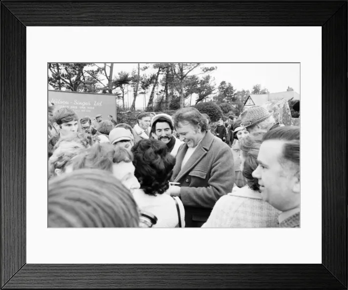 Framed Print : The locations for the film Under Milk Wood, depict the Welsh village of