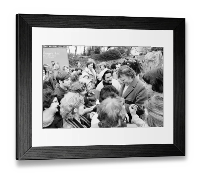 Framed Print : The locations for the film Under Milk Wood, depict the Welsh village of