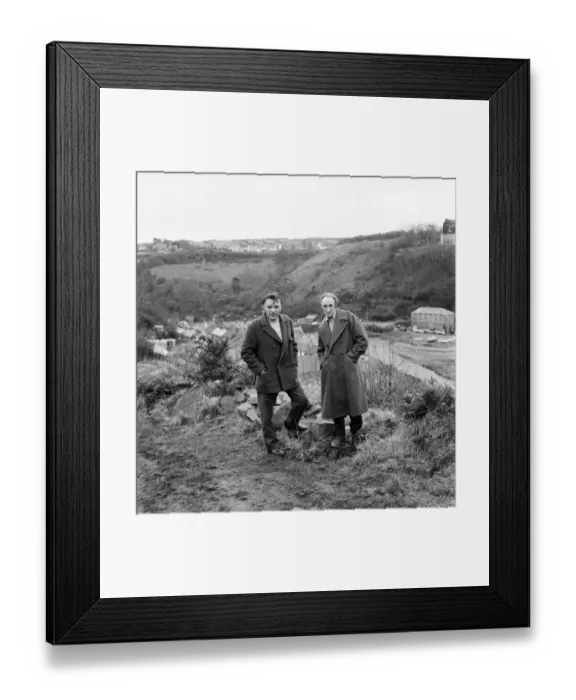 Framed Print : The locations for the film Under Milk Wood, depict the Welsh village of Framed Print : The locations for the film Under Milk Wood, depict the Welsh village of