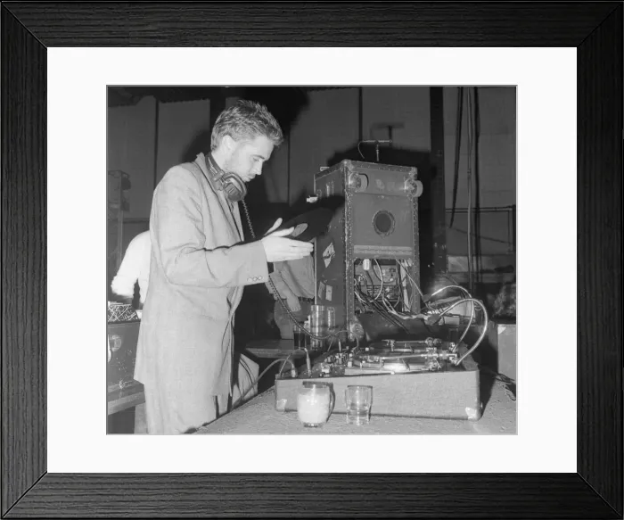 Framed Print : Former Specials keyboard player Jerry Dammers stepped in as DJ at the Cov Aid concert