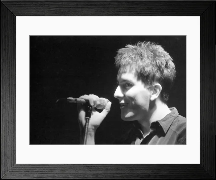 Framed Print : Terry Hall and The Colourfield performed on stage at Coventry Lanchester Polytechnic in Framed Print : Terry Hall and The Colourfield performed on stage at Coventry Lanchester Polytechnic in