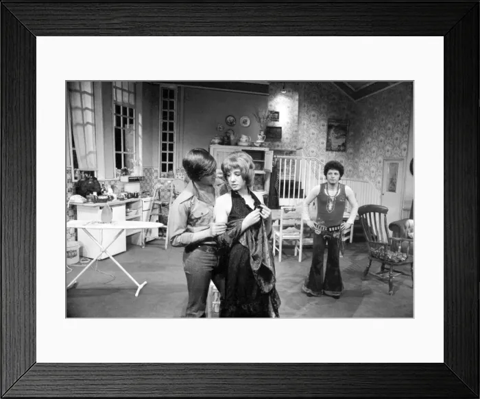 Framed Print : A scene from Alan Bennetts play Getting On, at the Belgrade Theatre Framed Print : A scene from Alan Bennetts play Getting On, at the Belgrade Theatre