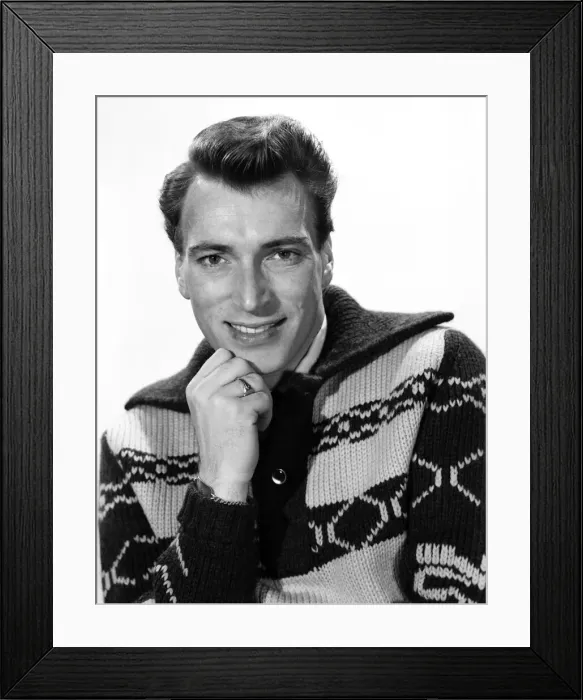 Framed Print : Singer Frank Ifield seen here posing for the Reveille newspaper for a fashion feature Framed Print : Singer Frank Ifield seen here posing for the Reveille newspaper for a fashion feature