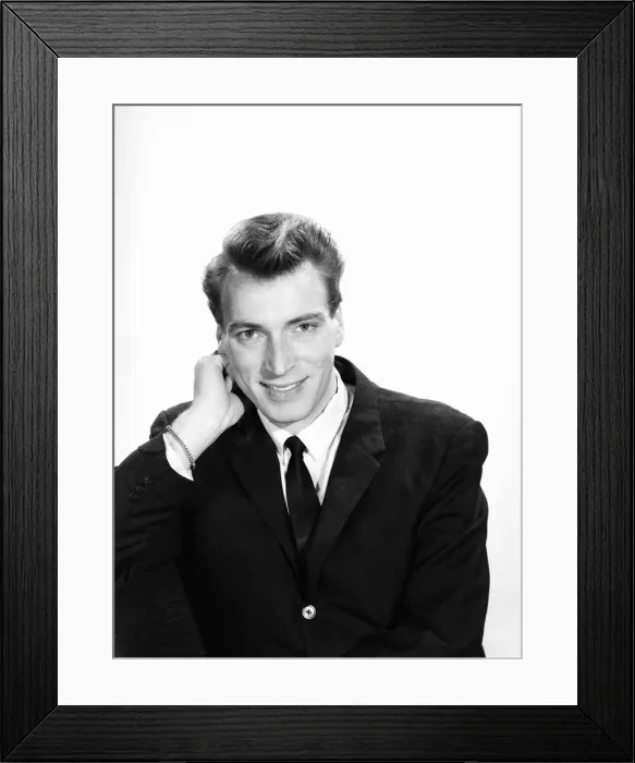 Framed Print : Singer Frank Ifield seen here posing for the Reveille newspaper for a fashion feature