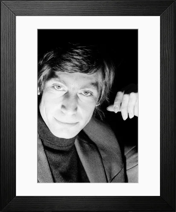 Framed Print : Charlie Watts of The Rolling Stones in the studio after meeting fans on Broadway