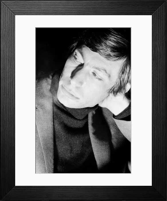 Framed Print : Charlie Watts of The Rolling Stones in the studio after meeting fans on Broadway Framed Print : Charlie Watts of The Rolling Stones in the studio after meeting fans on Broadway