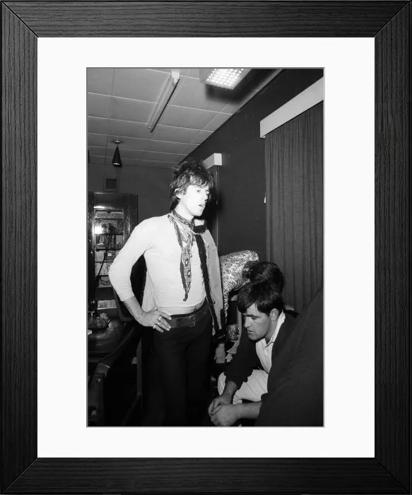 Framed Print : Keith Richards with keyboard player Ian Stu Stewart Framed Print : Keith Richards with keyboard player Ian Stu Stewart