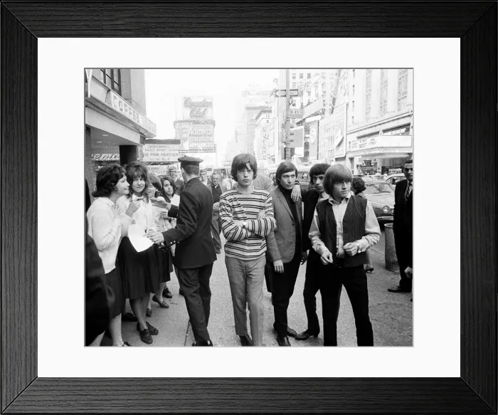 Framed Print : The Rolling Stones on Broadway. l-r Mick Jagger, Charlie Watts Framed Print : The Rolling Stones on Broadway. l-r Mick Jagger, Charlie Watts