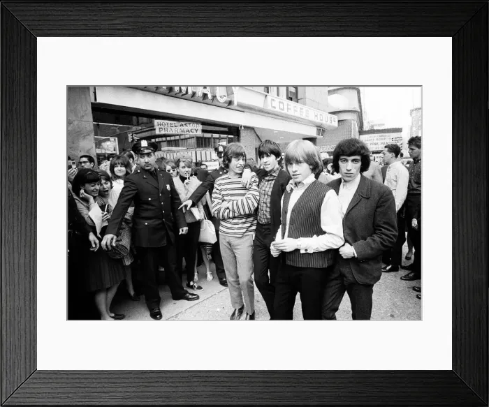 Framed Print : The Rolling Stones on Broadway. l-r Mick Jagger, Keith Richards, Charlie Watts Framed Print : The Rolling Stones on Broadway. l-r Mick Jagger, Keith Richards, Charlie Watts