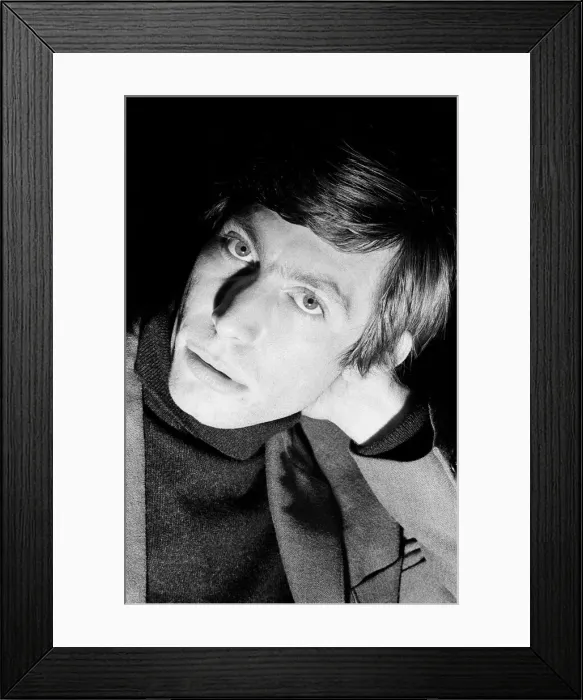 Framed Print : Charlie Watts of The Rolling Stones in the studio after meeting fans on Broadway Framed Print : Charlie Watts of The Rolling Stones in the studio after meeting fans on Broadway