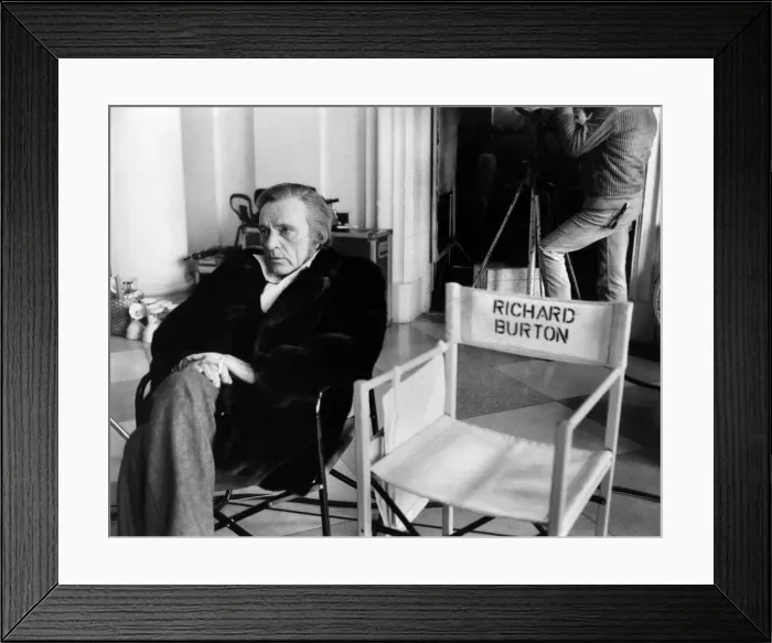 Framed Print : Richard Burton. February 1982 Framed Print : Richard Burton. February 1982