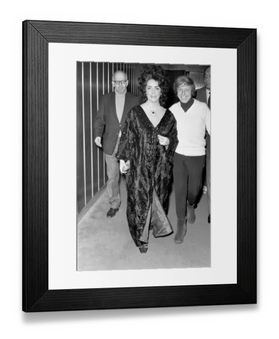 Framed Print : Fortieth birthday of film star Elizabeth Taylor. To mark the occasion
