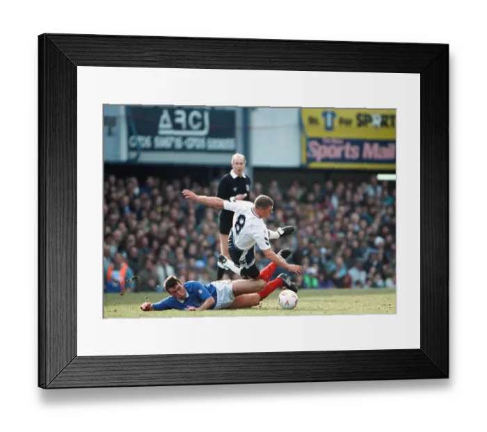 Framed Print : FA Cup Fifth Round match at Fratton Park. Portsmouth 1 v Tottenham Hostpur 2