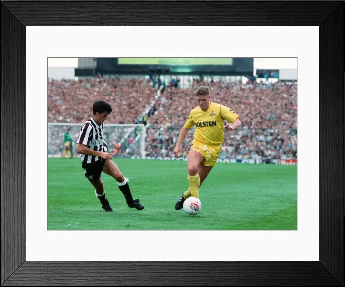 Framed Print : English League Division One match at St James Park. Newcastle United 2 v Tottenham Framed Print : English League Division One match at St James Park. Newcastle United 2 v Tottenham
