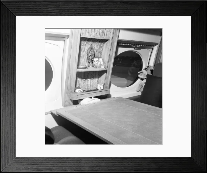 Framed Print : The interior of Frank Sinatra Gulfstream private jet after it had landed at Gatwick Framed Print : The interior of Frank Sinatra Gulfstream private jet after it had landed at Gatwick