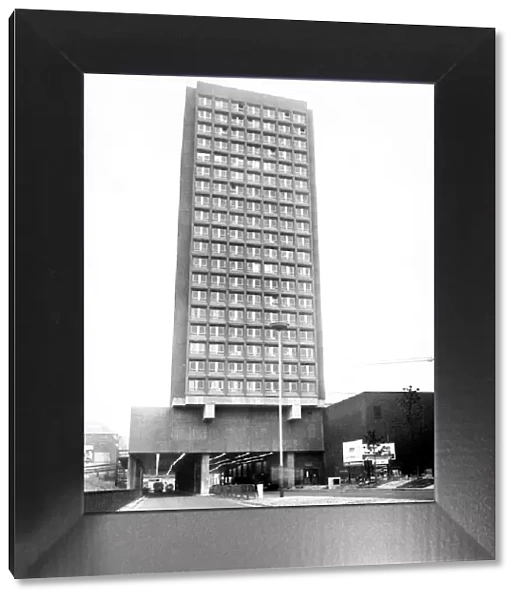 Bewick House high rise flats in Newcastle 15 September 1971