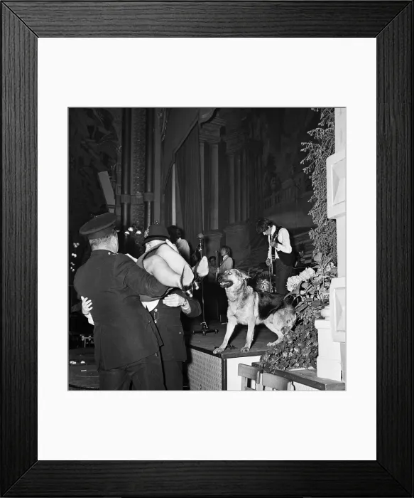Framed Print : The Rolling Stones performing at the Palace Ballroom, Douglas