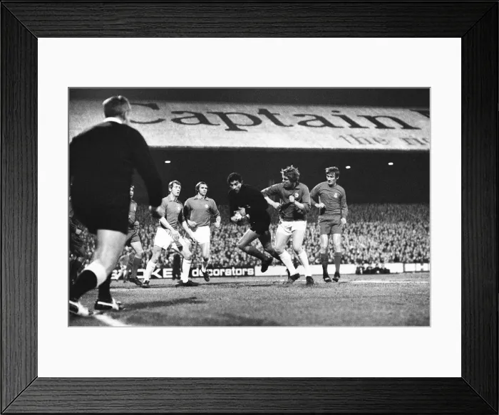 Framed Print : Cardiff City 1-0 Real Madrid 1971 Cup Winners Cup Quarter-final 1st leg