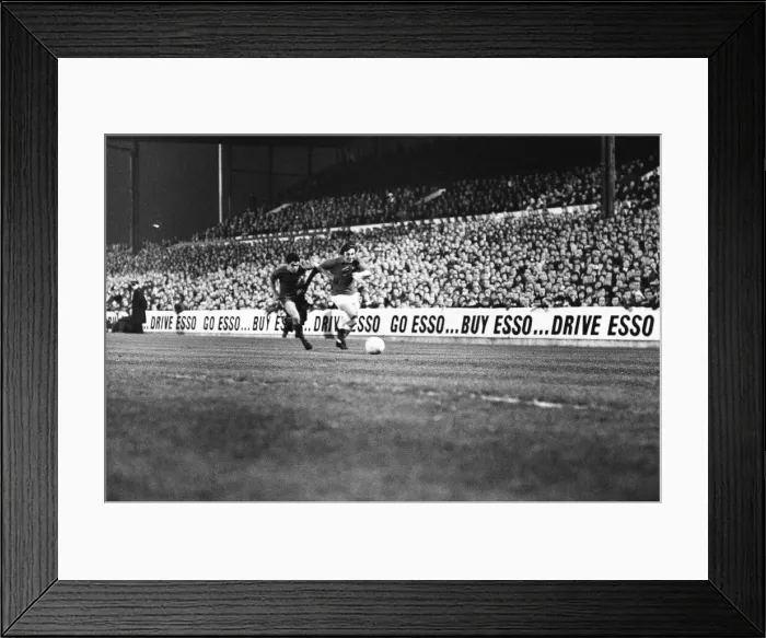 Framed Print : Cardiff City 1-0 Real Madrid 1971 Cup Winners Cup Quarter-final 1st leg