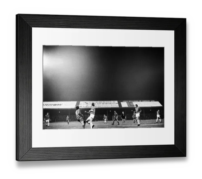 Framed Print : Cardiff City 1-0 Real Madrid 1971 Cup Winners Cup Quarter-final 1st leg
