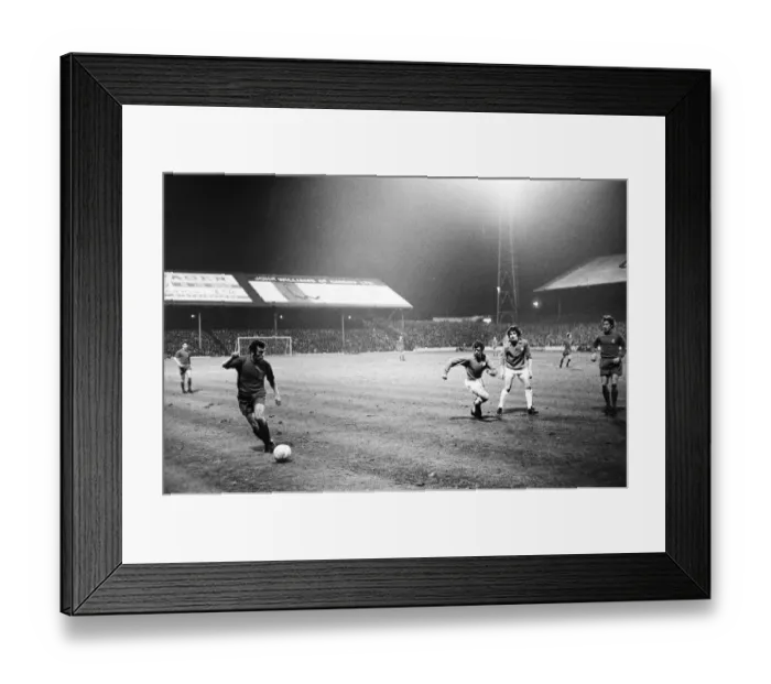 Framed Print : Cardiff City 1-0 Real Madrid 1971 Cup Winners Cup Quarter-final 1st leg