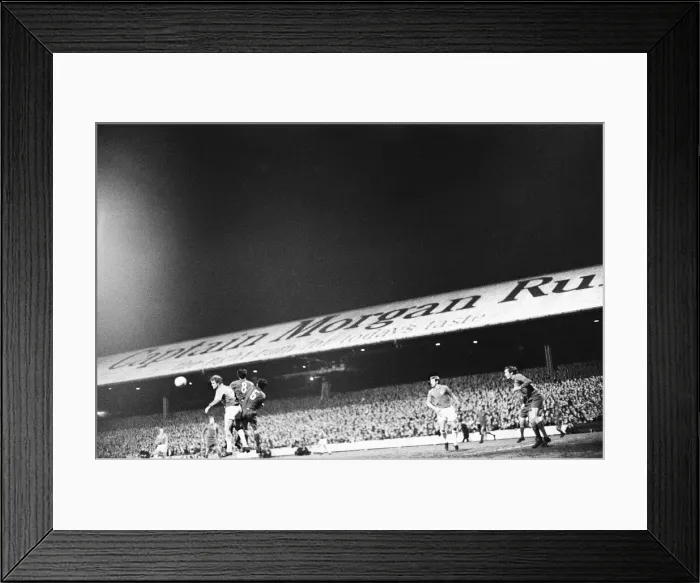 Framed Print : Cardiff City 1-0 Real Madrid 1971 Cup Winners Cup Quarter-final 1st leg