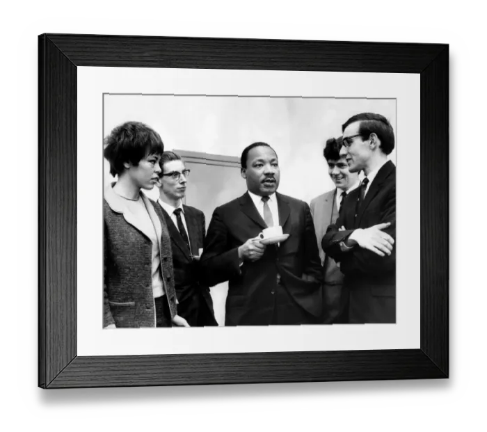Framed Print : Dr Martin Luther King, the American civil rights leader