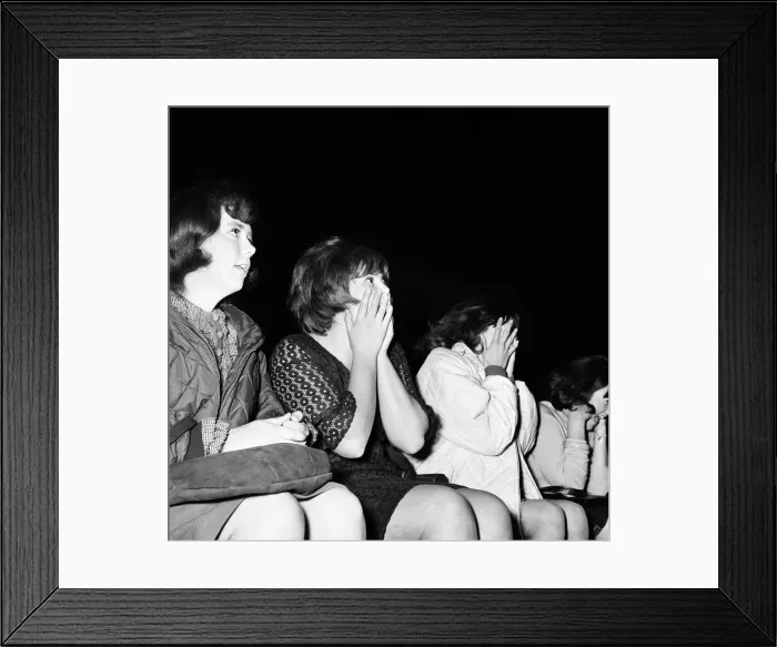 Framed Print : The Rolling Stones: fans at the ABC Cinema Chester while on tour with Inez & Charlie Foxx Framed Print : The Rolling Stones: fans at the ABC Cinema Chester while on tour with Inez & Charlie Foxx