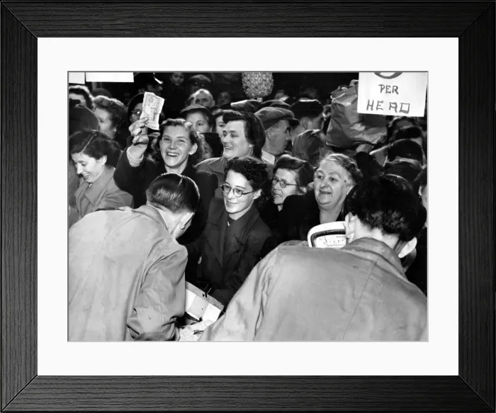 Framed Print : This photograph featured in the Evening Chronicle in September 1953
