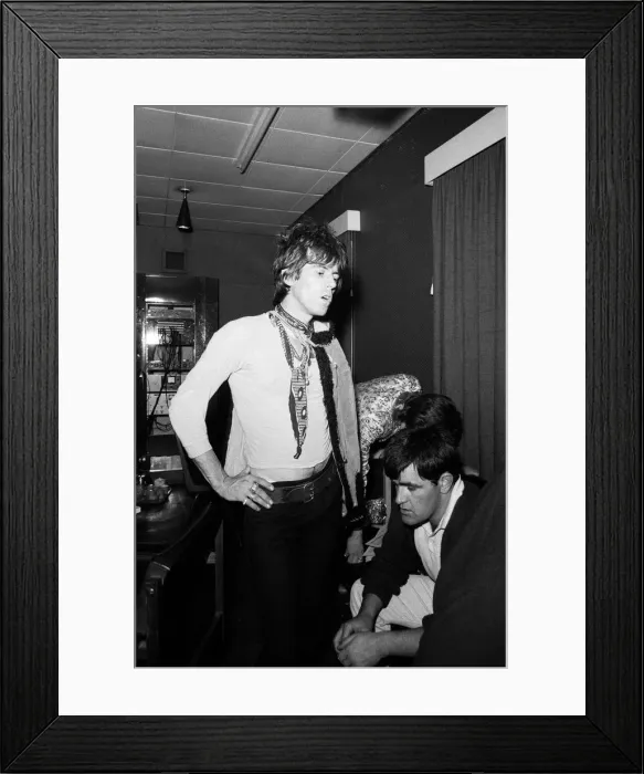 Framed Print : The Rolling Stones at Olympic Recording Studio in Barnes Framed Print : The Rolling Stones at Olympic Recording Studio in Barnes