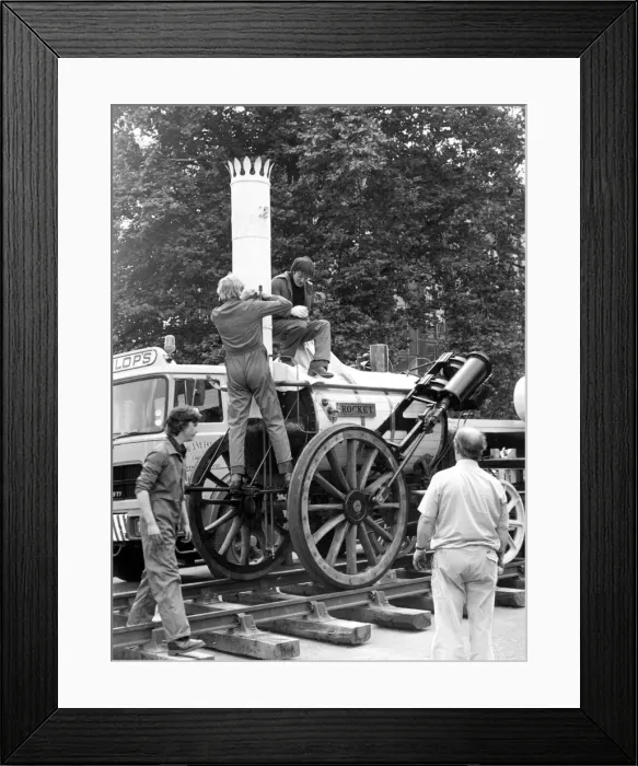 Framed Print : A full size replica of George Stephensons famous locomotive Rocket Framed Print : A full size replica of George Stephensons famous locomotive Rocket