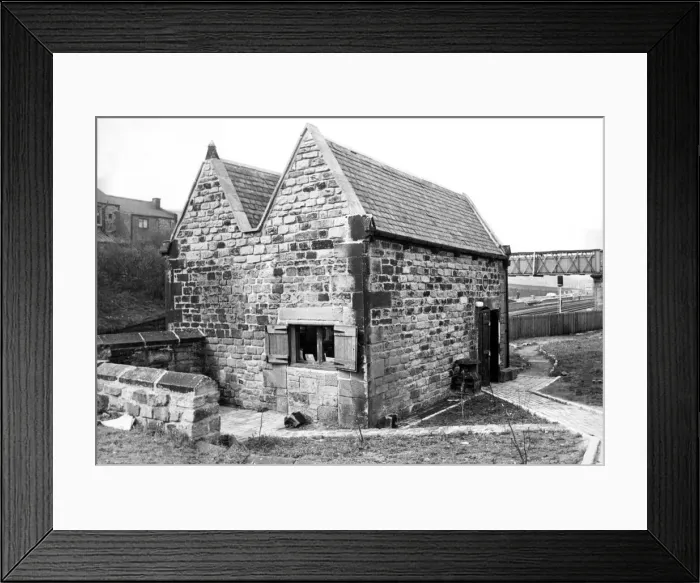 Framed Print : The former derelict Brandling Station, Felling which is being transformed into a wildlife Framed Print : The former derelict Brandling Station, Felling which is being transformed into a wildlife