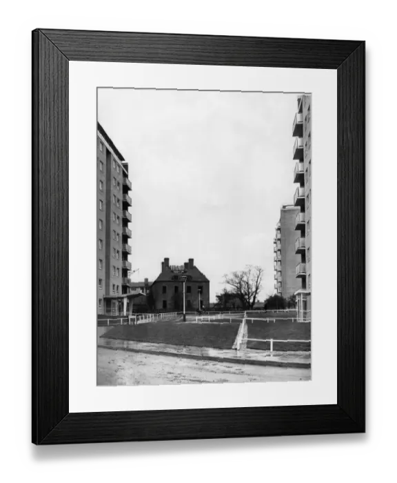 Framed Print : Kingshurst Hall, a 17th century moated hall, now derelict and soon to be demolished Framed Print : Kingshurst Hall, a 17th century moated hall, now derelict and soon to be demolished