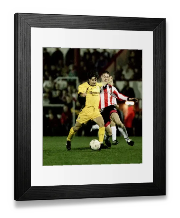 Framed Print : FA Cup, Fulham v. RMI Leigh. Paul Peschisolido scoring for Fulham 24th November Framed Print : FA Cup, Fulham v. RMI Leigh. Paul Peschisolido scoring for Fulham 24th November