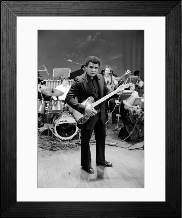 Framed Print : Muhammad Ali the Pop Star. World heavyweight boxing champion Muhammad Ali is the star of Framed Print : Muhammad Ali the Pop Star. World heavyweight boxing champion Muhammad Ali is the star of