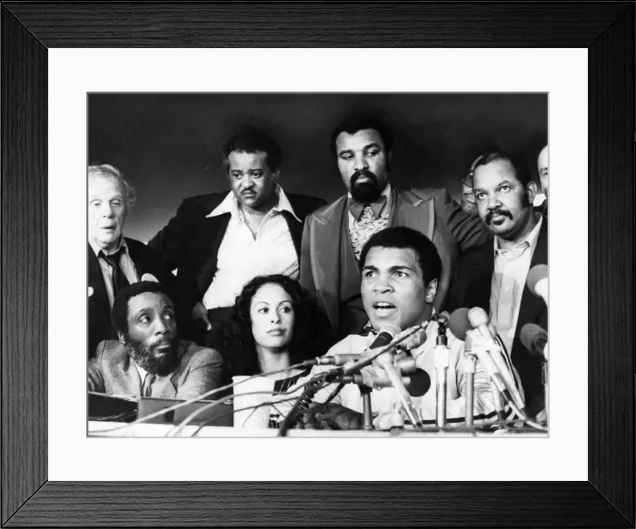 Framed Print : The King of the Ring, Muhammad Ali became World Heavyweight champion for the third time Framed Print : The King of the Ring, Muhammad Ali became World Heavyweight champion for the third time