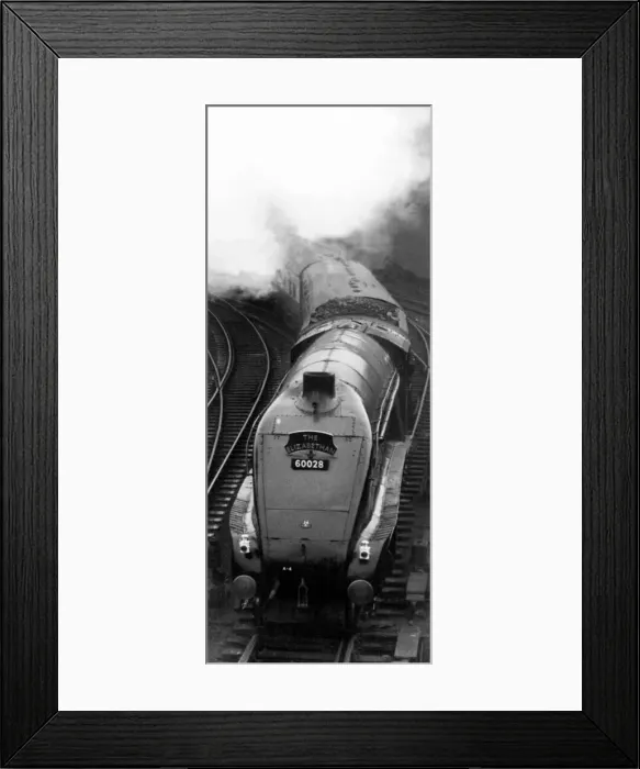 Framed Print : The Elizabethan travelling through Newcastle Central Station non-stop on 30th June 1953