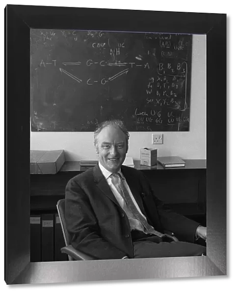 Picture of Doctor Francis Crick, co-discoverer of the structure of the DNA molecule in