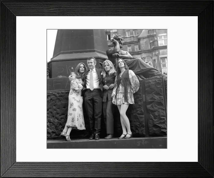 Framed Print : Bryan Forbes, managing director of Associated British Productions Framed Print : Bryan Forbes, managing director of Associated British Productions