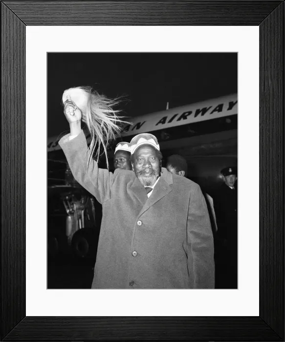 Framed Print : Jomo Kenyatta, leader of the Kenya African National Union Framed Print : Jomo Kenyatta, leader of the Kenya African National Union