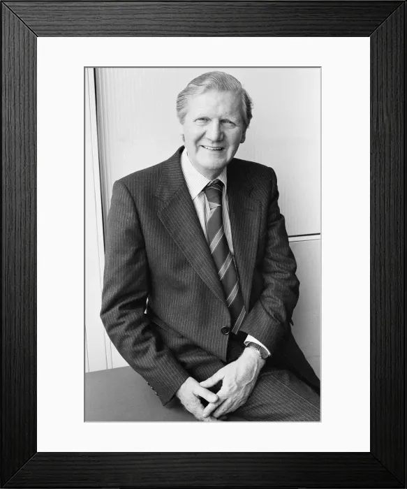 Framed Print : Len Went a. k. a. Mister Wembley to the worlds press Framed Print : Len Went a. k. a. Mister Wembley to the worlds press